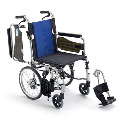 アルミ製ウイング・スイング介助型車いす BAL−4 - 画像1