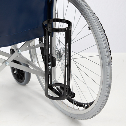 酸素ボンベ架台スタンダード車いす用 （φ130mm以下用） - 画像1